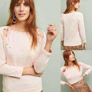 Anthropologie Pink Siobhan Pullover Top XS